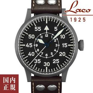 ラコ オリジナルパイロット 861749 パーダーボルン メンズ 腕時計 Laco Paderborn 自動巻き ドイツ製 /ボーナスストア10％!500円クーポン5/10迄の画像