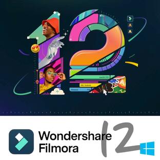 Filmora 13 Windows アカデミック 永続ライセンス ダウンロード版 動画編集ソフト 高品質 動画素材 Youtube ムービー 動画、画像、音楽ソフトの画像