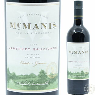 マックマニス ファミリーヴィンヤード カベルネ ソーヴィニヨン 2021 750ml アメリカ カリフォルニア 赤ワイン McManis Family Vineyards Cabernet Sauvignon 2021の画像