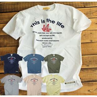 Tシャツ 半袖 メンズ This is the life Ｔシャツ ロゴ アメカジ ブランド サーフ メンズの画像