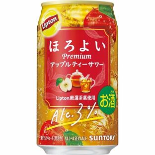 【限定 リプトン サワー】 ほろよい Liptonアップルティーサワー 350ml 24本 [サントリー チューハイ]の画像