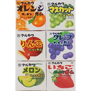 丸川製菓 フルーツ6マーブルガム 6個 ×15個の画像