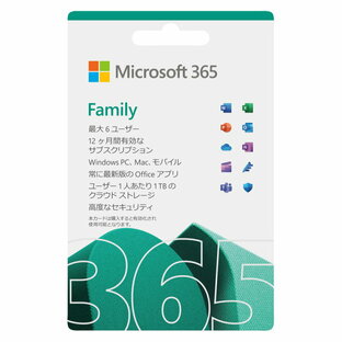マイクロソフト Microsoft 365 Familyの画像