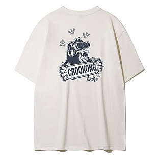 クルックリン キングコング オーバーフィット 半袖Tシャツ TRS426 (3color) 韓国ファッション 韓国 ゆうめいブランドの画像