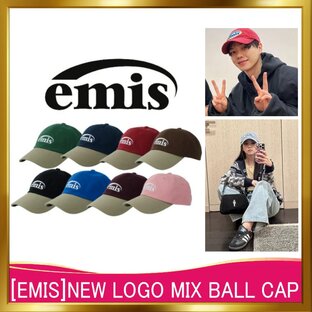[韓国正規品]NEW LOGO MIX BALL CAP/アイドル 着用 帽子の画像