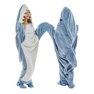 サメの着ぐるみ寝袋 サメ 4サイズ 部屋着 パジャマ ルームウェア 歩ける 洗濯可 かわいい ユニーク###サメYMT-SMS-###の画像