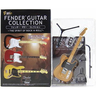 【2A】 エフトイズ 1/8 フェンダーギターコレクション Vol.1 THE SPIRIT OF ROCK-N-ROLL 52 テレキャスター (バタースコッチブロンド) ミニチュア 楽器 ギター ジャズ 半完成品 単品の画像