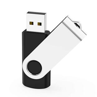 KEXIN USBメモリ 64GB USB2.0 USBメモリースティック フラッシュドライブ 360°回転式 Windows PCに対応の画像