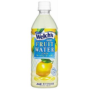 アサヒ飲料 Welch's(ウェルチ) Fruit Water Lemmon(フルーツウォーターレモン) 500ml×24本の画像