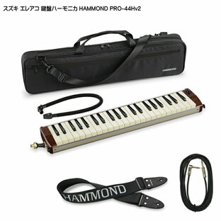 スズキ エレアコ鍵盤ハーモニカ HAMMOND PRO-44Hv2 ストラップ/ケーブル付 SUZUKIの画像