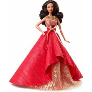 Barbie バービーコレクター2014ホリデーアフリカ系アメリカ人人形の画像