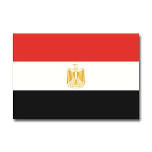 世界の国旗ポストカード ＜アフリカ＞ エジプト・アラブ共和国 Flags of the world POST CARD ＜Africa＞ Arab Republic of Egypt ムーングラフィックスの画像