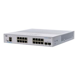 シスコシステムズ (Cisco) スイッチングハブ 16ポート スマートスイッチ ギガビット 金属筐体 静音ファンレス 国内正規代理店品 法人向け 制限付きライフタイム保証 CBS250-16T-2G-JPの画像