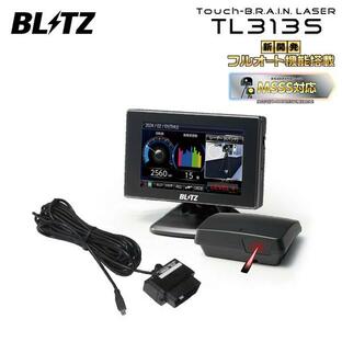 BLITZ ブリッツ Touch-B.R.A.I.N.LASER レーザー＆レーダー探知機 OBDセット TL313S+OBD2-BR1A WRX STI VAB H26.8〜 EJ20 (ターボ) ISOの画像