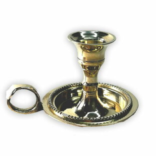 セドナ魔法 異世界の魔道具 キャンドルホルダー 真鍮製 ロウソク立て アラビアンナイトのシェヘラザードの手燭の画像