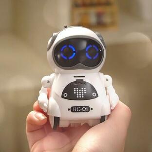 ポケットロボット インタラクティブ 会話 音声認識 歌 ダンス AI 人工知能 コンパクト ミニ ロボット おもちゃの画像