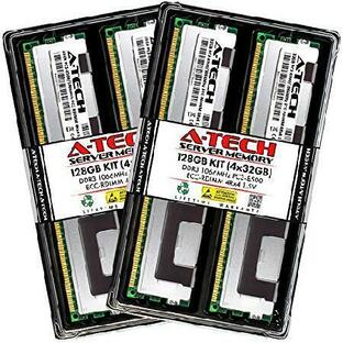 A-Tech 128GB Kit (4x32GB) RAM for Supermicro SuperServer 1017GR-TF, 2027GR-TRF, 5017R-WRF, 5027R-WRF, 6017R-TDF, 7047R-TXRF | DDR3 1066MHz PC3-8500 ECの画像