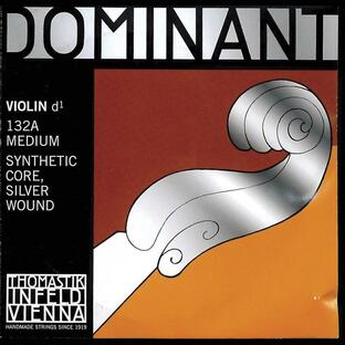 Thomastik Dominant 4/4 Violin D String Medium Silver Perlon Thoma 並行輸入品の画像