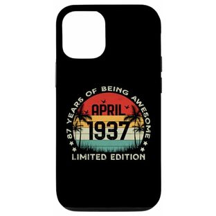 iPhone 13 Pro 87 Year Old Gifts April 1937 Limited Edition 87th Birthday スマホケースの画像