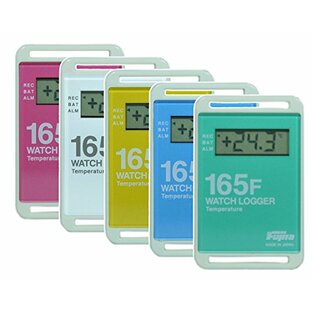 藤田電機製作所 データーロガー温度ミニタイプ NFC通信 カラー:5色セット、KT-165F-5Pの画像