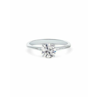 フォーエバーマーク レディース リング アクセサリー Icon Setting Round Diamond Engagement Ring in Platinum, 1.50 ct. t.w. Platinumの画像