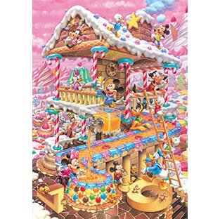 テンヨー(Tenyo) 300ピース ジグソーパズル ディズニー おかしなおかしの家 (30.5x43cm)の画像