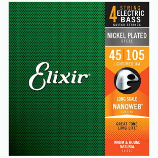 Elixir NANOWEB Light, Long Scale 4-Stringの画像