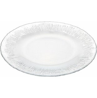 ヴェトロ・フェリーチェ 大皿 洋食器 プレート シルバー 28cm 幸せのガラス フラッシュ 349128Pの画像