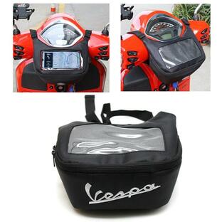 バイク 携帯ナビ収納バッグ ベスパ ピアジオ スプリント プリマベーラ LX LXV 50 125 150 など ポータブル防水バックの画像