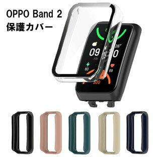 OPPO Band 2 カバー 液晶保護カバー 強化 フィルム 全面保護 シャオミ スマートバンド 2 ハードケース 保護ケース 装着簡単 シャオミー ウェアラブル端末 スマートウォッチ ケース ハードカバー 落下 衝撃 便利 軽量 送料無料の画像