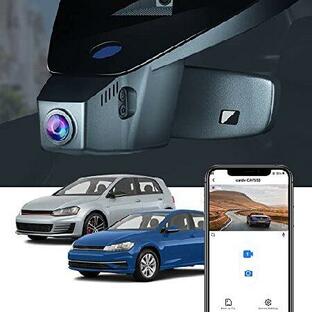 Fitcamx 4K Dash Cam Suitable for VW Golf GTI R S Sport Hatchback SE TSI 1.4T 2015-2022 MK7/7.5/8 (Model B), OEM Factory Look, 2160P Video WiFi, Loop Rの画像