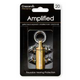 CRESCENDO 音楽用耳栓（ポップス・ロック用） Amplified20の画像