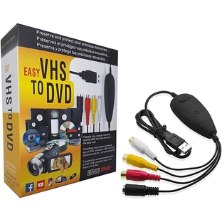 USB2.0ビデオキャプチャー デジタルデータ化 VHS 8mm ビデオテープをPC/DVDに簡単保存Windows 2000 videoの画像