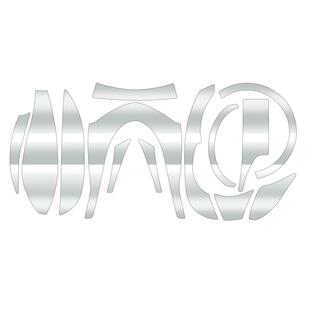 CUSTOM SEAT.JP スティーズ CT SV TW用 カスタムデカール 鎧-yoroi- キズ防止 傷保護 ベイトリールカスタム (クリア（右の画像