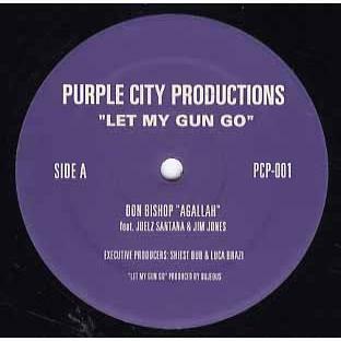 【レコード】DON BISHOP AGALLAH ft Juelz Santana & Jim Jones - LET MY GUN GO 12" US 2003年リリースの画像