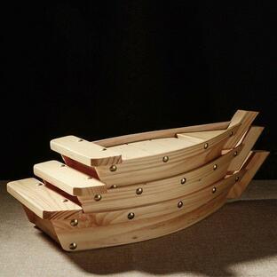 皿 刺身 刺盛り 舟盛り 船盛り 寿司 器 サイズ ボート 木材 盛り合わせの画像