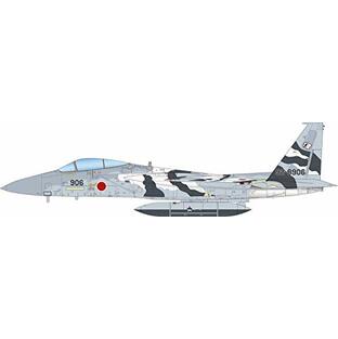 プラッツ 1/72 航空自衛隊 F-15Jイーグル アグレッサー 飛行教導隊 906号機(単座型・ダークグレイ/白迷彩) プラモデル AC-42の画像