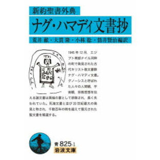 ナグ・ハマディ文書抄 新約聖書外典 荒井献/編訳 大貫隆/編訳 小林稔/編訳 筒井賢治/編訳の画像