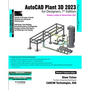 AutoCAD Plant 3D 2023 for Designers, 7th Editionの画像