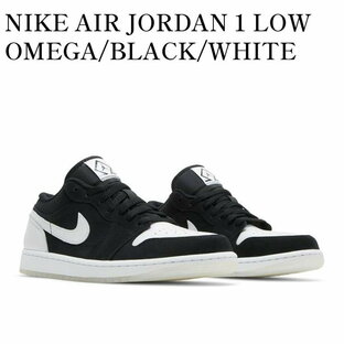 【お取り寄せ商品】NIKE AIR JORDAN 1 LOW OMEGA/BLACK/WHITE ナイキ エアジョーダン1 ロー オメガ/ブラック/ホワイト DH6931-001の画像