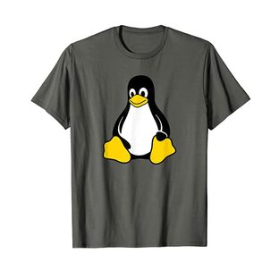 Linux Tux ペンギン オープンソース オタク Tシャツの画像