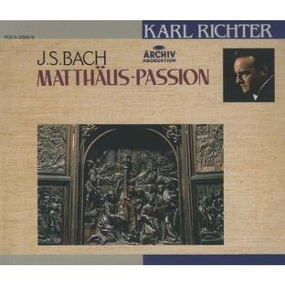 ユニバーサルミュージック universal-music カール・リヒター KARL RICHTER J.S.バッハ マタイ受難曲BWV244 BWV244の画像