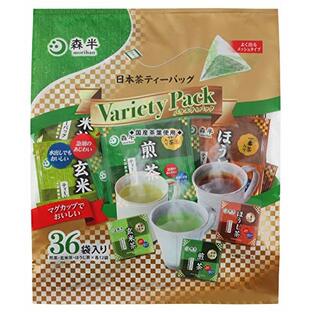 森半 日本茶ティーバッグバラエティパック 36袋×2袋の画像