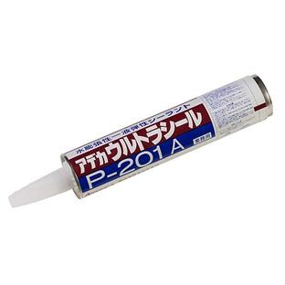 アデカ ウルトラシール P-201A 320ml×6本 2倍膨張 ペースト品 水膨張性 液弾性シーラント 凸凹面 H鋼 貫通部 ラス面 止水材の画像