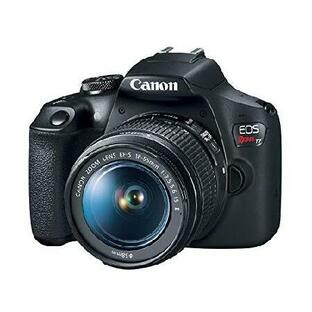 Canon EOS Rebel T7DSLRカメラ（18-55mmレンズ付き）|内蔵Wi-Fi | 24.1 MPCMOSセンサー| | DIGIC4 +画像プロセッサとフルHDビデオ ブラックの画像