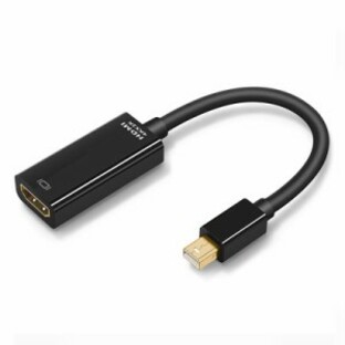 ALLVD Mini DisplayPort → HDMI 変換アダプタ4K解像度対応 金メッキ 最大解像度 3840x2160サポート 金メッの画像