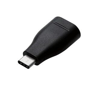 エレコム(ELECOM) USB TYPE C ケーブル タイプC (USB C to USB Aメス ) 変換アダプター [スマホでUSB機器が使える] 【iPhone15 対応検証済】 ブラック MPAーAFCMADBKの画像