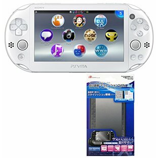 PlayStation Vita Wi-Fiモデル ホワイト (PCH-2000ZA12) 【Amazon.co.jp限定】特典アンサーPSVITA2000用液晶保護フィルム 自己吸着デコレーション2nd TYPE-B付の画像