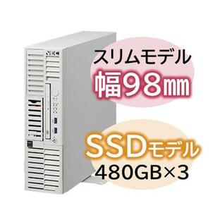 サーバー NEC Express5800 D T110k-S Xeon E-2314 4C 16GB SSD 480GB*3 RAID5 W2022 NP8100-2887YQFYの画像