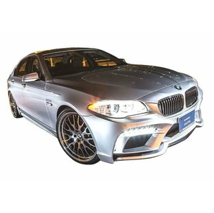 【M's】BMW 5シリーズ セダン（2010.3-）F10 エアロ 4点 セット FRP ／ ENERGY MOTOR SPORT ／／ フロント バンパー キット ／ サイド スポイラー ／ リア アンダー スポイラー ／ トランクスポイラー ／ EVO 10.2 ボディ キット スタンダードモデルの画像
